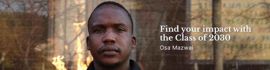Find your impact with Osa Mazwai
