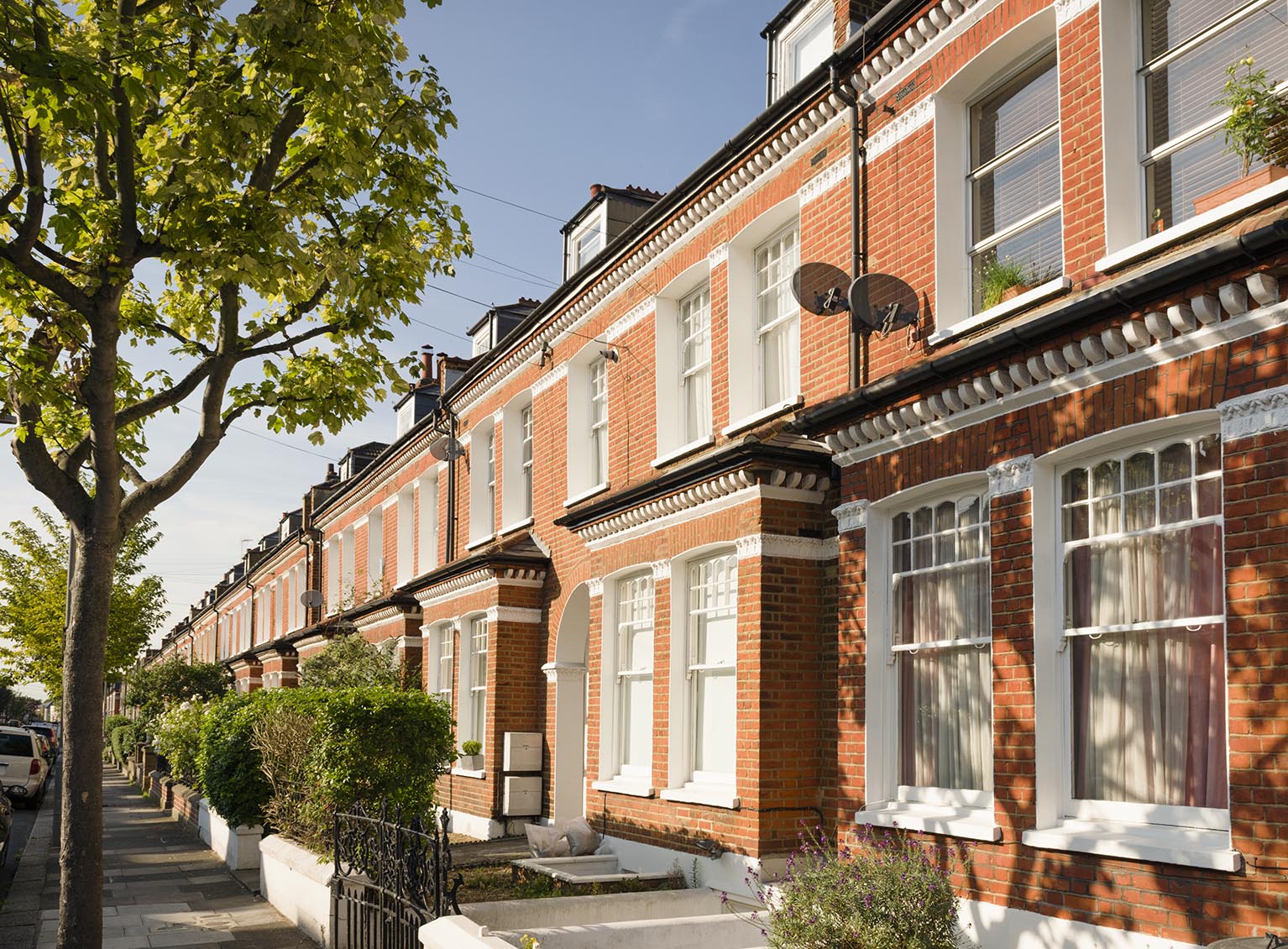 Terraced house фото